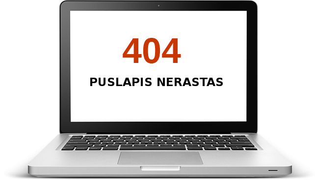 404 Puslapis nerastas