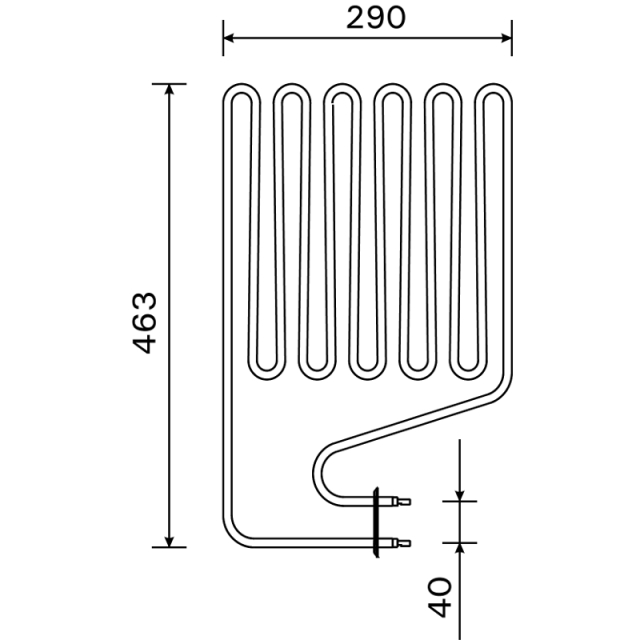 Kaitinimo elementas Harvia ZSP-255